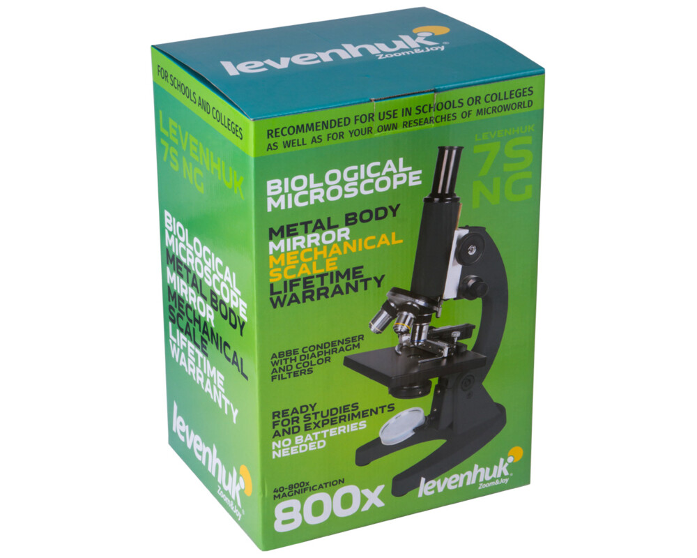 Микроскоп Монокулярен Levenhuk 7S NG 63