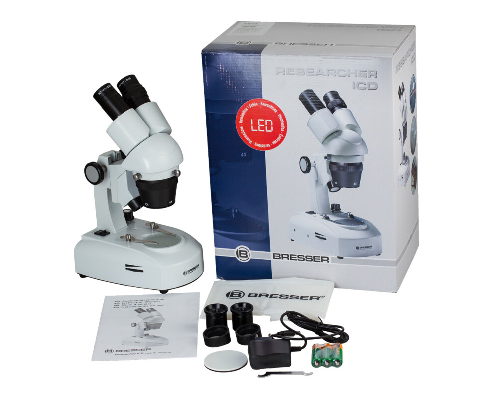 Микроскоп Bresser Researcher ICD LED 20x–80x 3