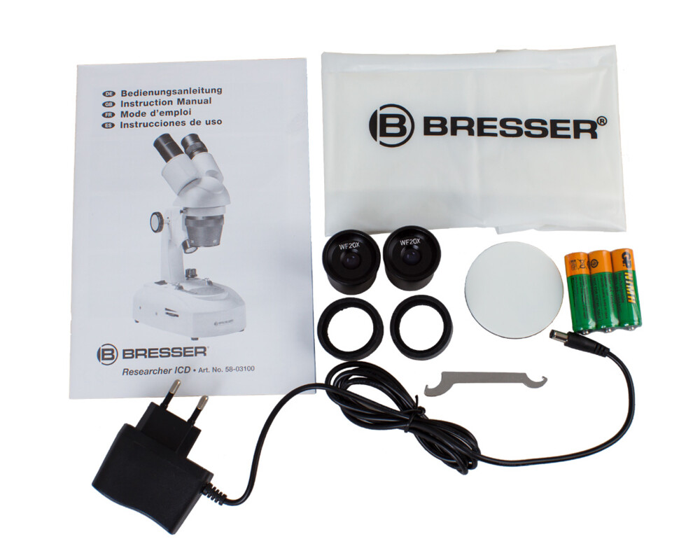 Микроскоп Bresser Researcher ICD LED 20x–80x 32