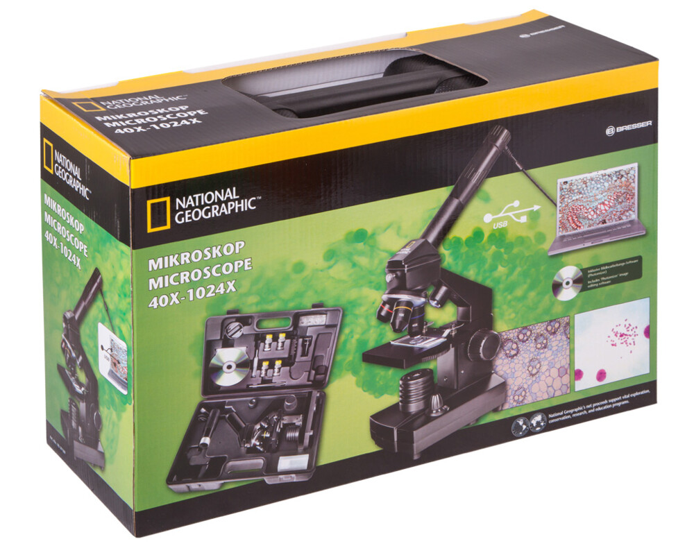 Микроскоп Цифров Bresser National Geographic 40–1024x с калъф 49