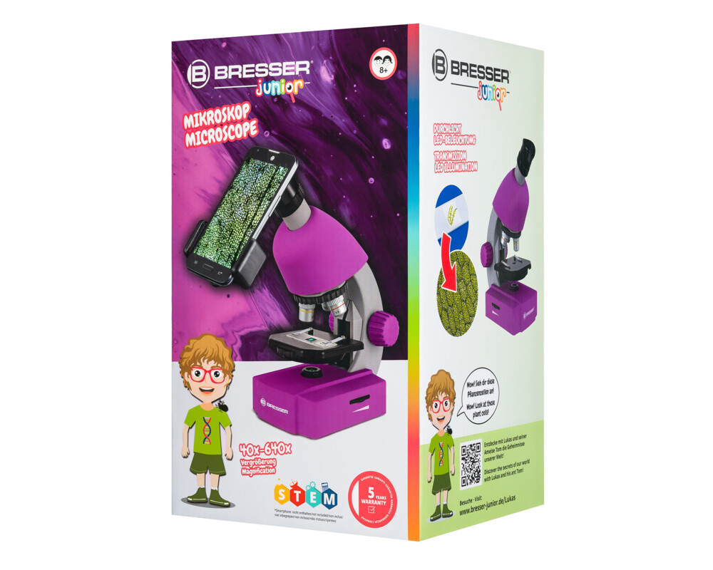 Микроскоп Bresser Junior 40–640x 64