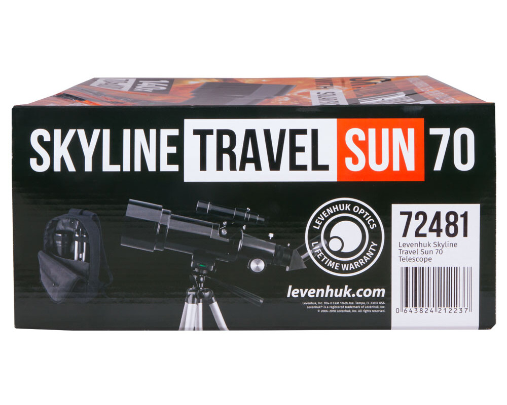 Телескоп Levenhuk Skyline Travel Sun 70 57