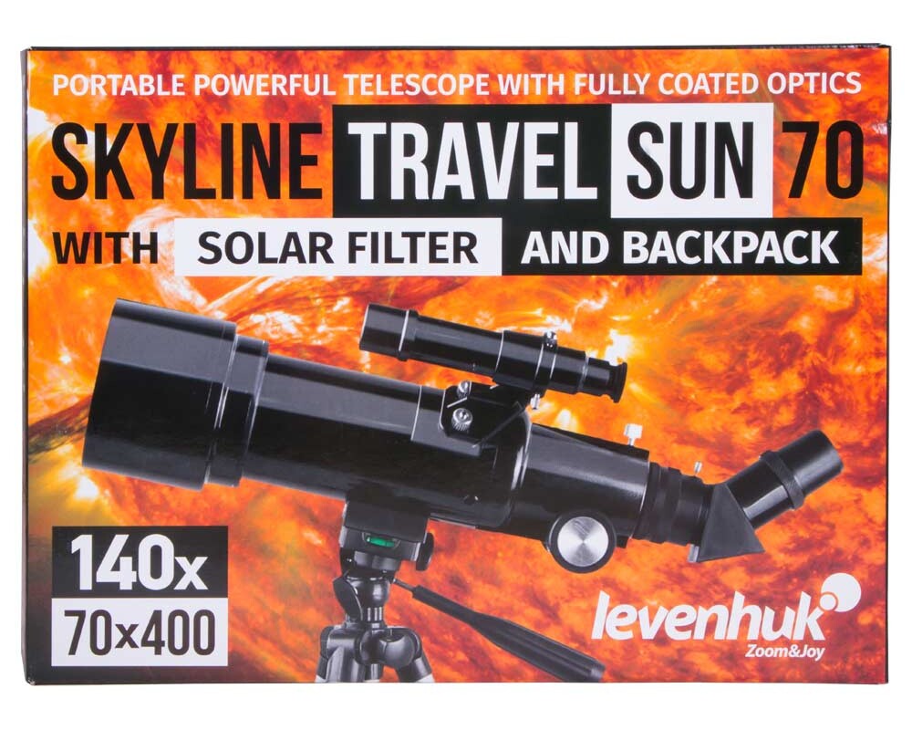 Телескоп Levenhuk Skyline Travel Sun 70 74