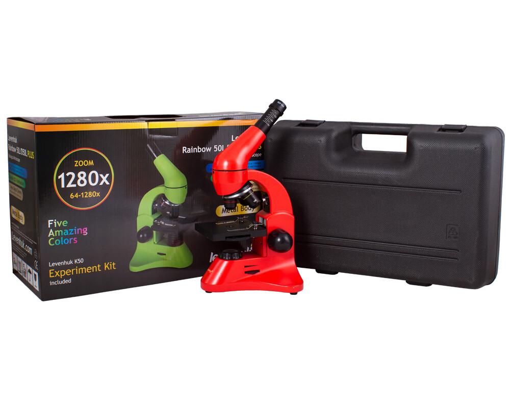 Микроскоп Levenhuk Rainbow 50L PLUS 12