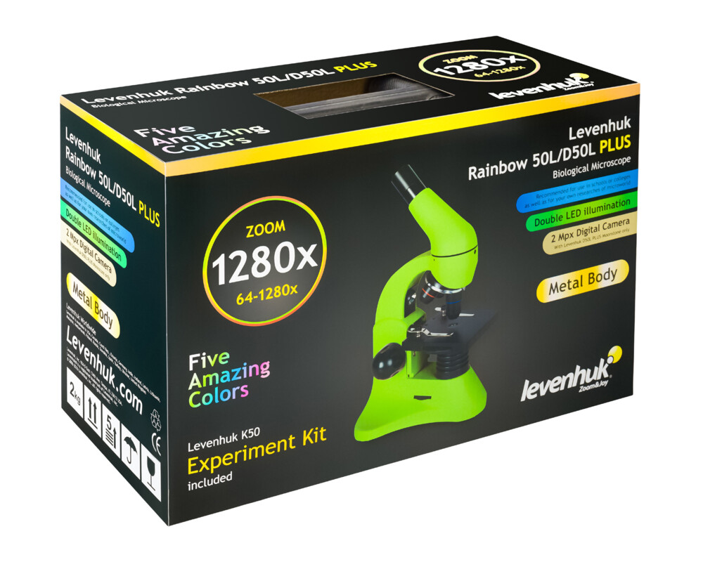 Микроскоп Levenhuk Rainbow 50L PLUS 111