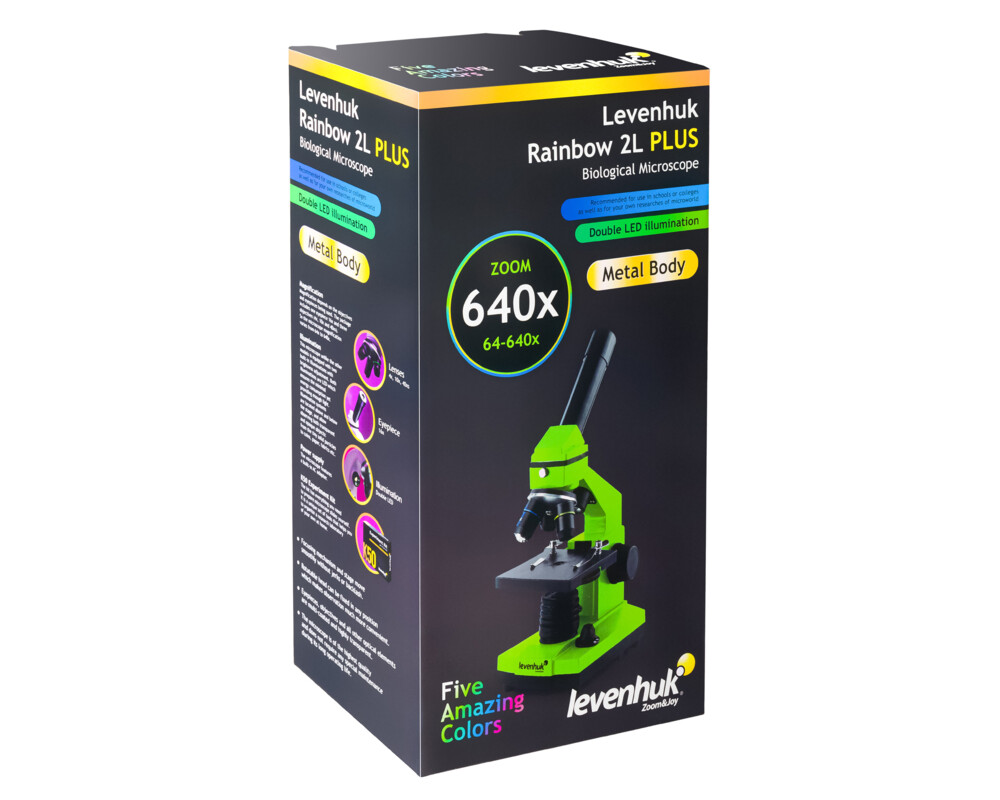 Микроскоп Levenhuk Rainbow 2L PLUS 46