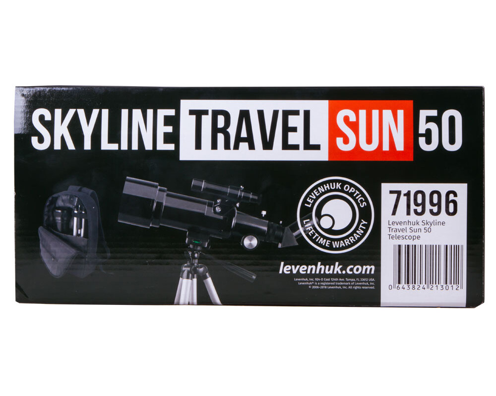 Телескоп Levenhuk Skyline Travel Sun 50 18