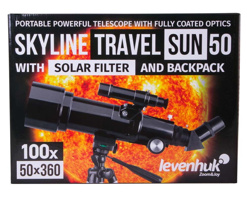 Телескоп Levenhuk Skyline Travel Sun 50 81