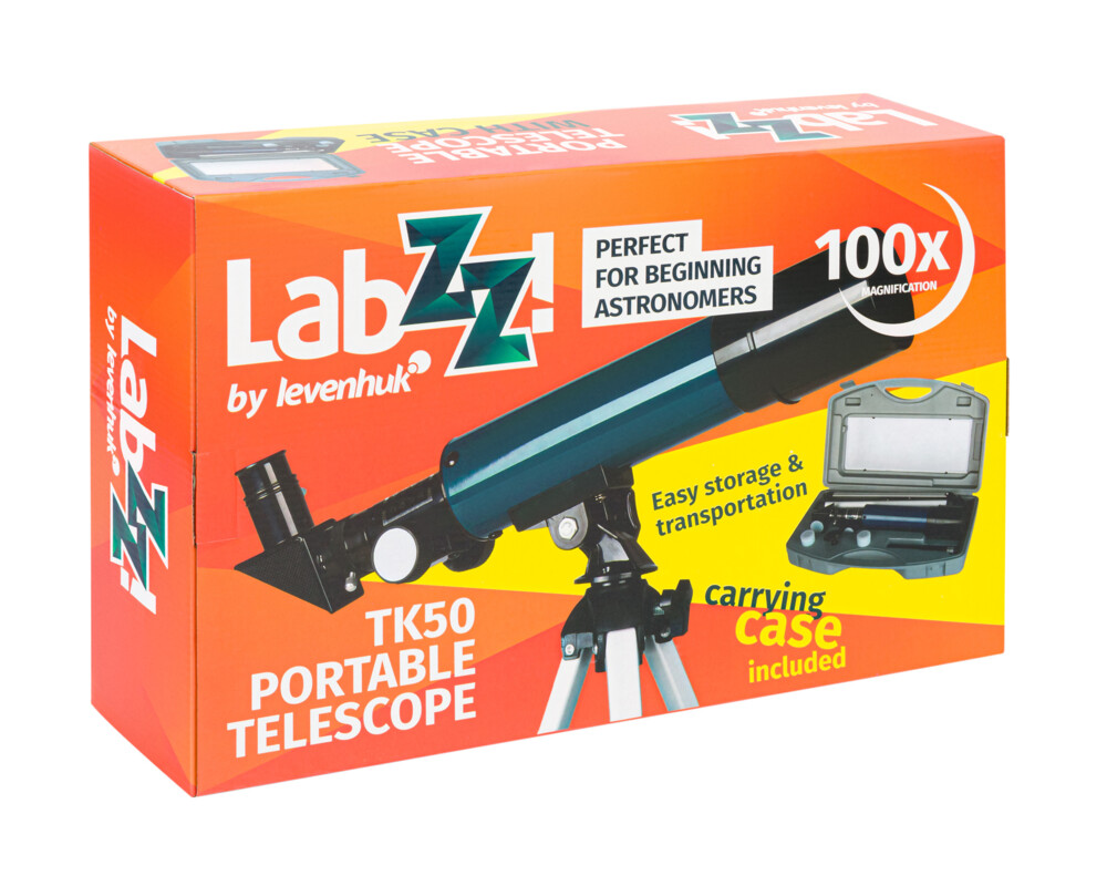 Телескоп Levenhuk LabZZ TK50 с кутия 60 Телескоп Levenhuk LabZZ TK50 с кутия 60