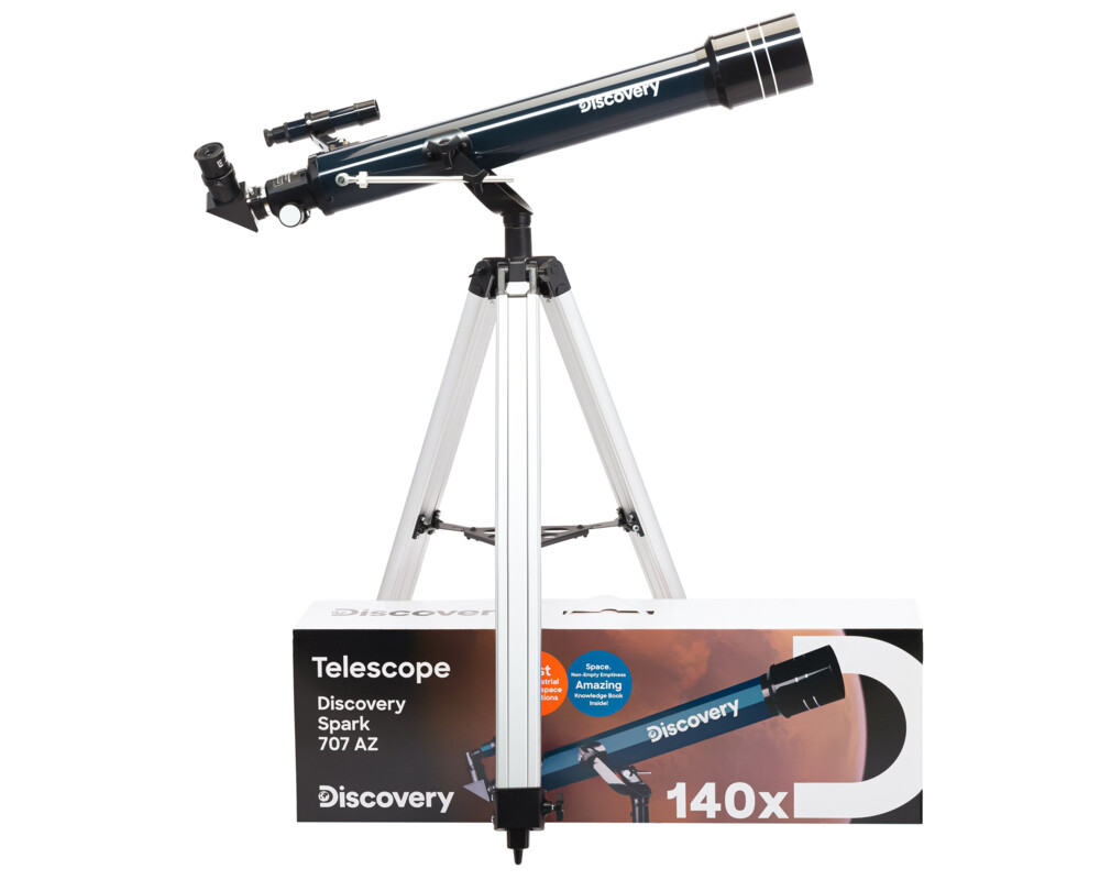 Телескоп Levenhuk Discovery Spark 707 AZ с книга 2 Телескоп Levenhuk Discovery Spark 707 AZ с книга 2