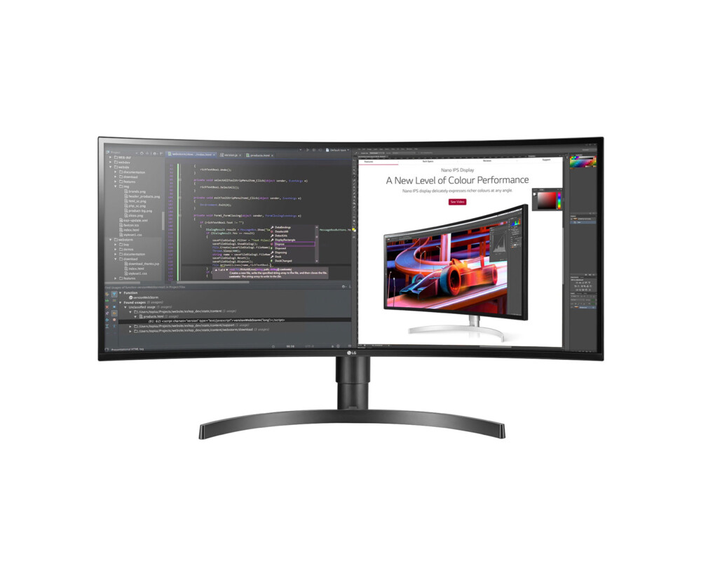 Монитор LG 34" 34WL85C-B 11