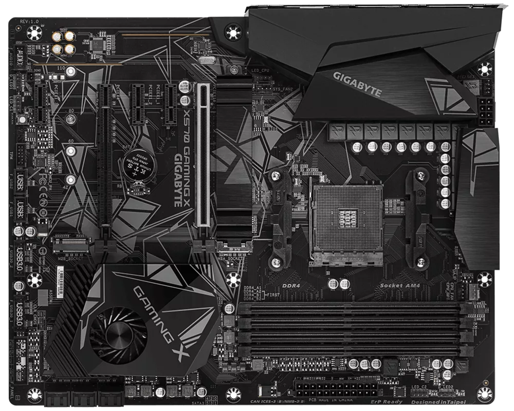 Дънна платка GIGABYTE X570 GAMING X /AM4 2