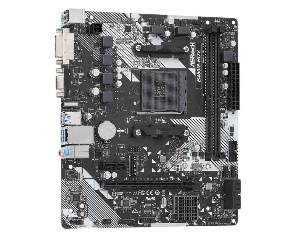 Дънна платка ASRock B450M-HDV R4.0 9