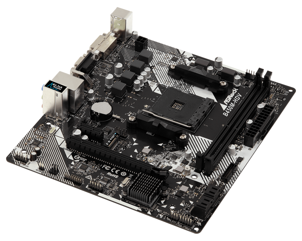 Дънна платка ASRock B450M-HDV R4.0 4