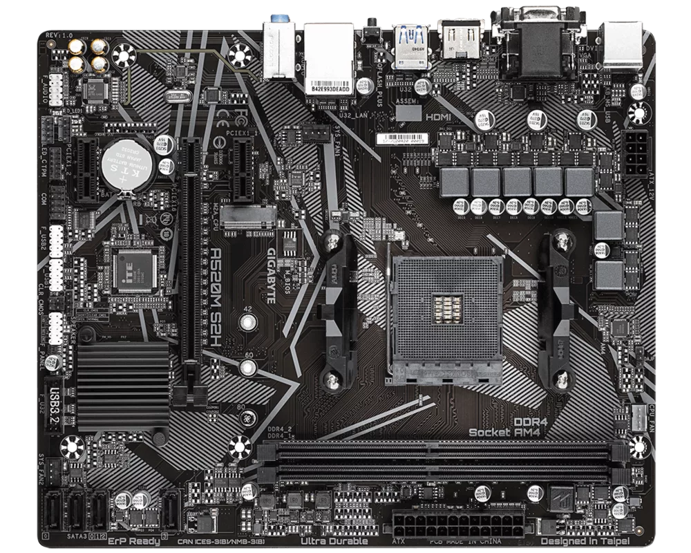 Дънна платка GB A520M S2H / AM4 2