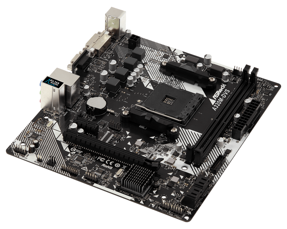 Дънна платка ASROCK AM4 A320 8