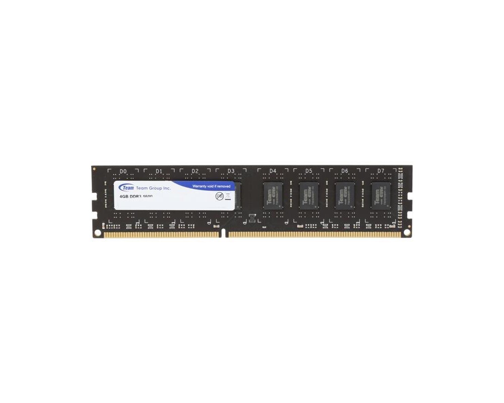 Памет Team Group Elite DDR3 - 4GB, 1600 mhz, CL11-11-11-28, 1.5V 2