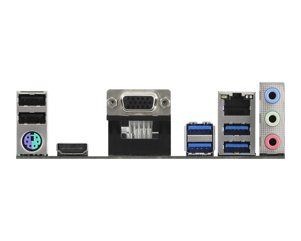Дънна платка ASROCK A520M-HVS AM4 2xDDR4 1 x PCIe 3.0 x16 1 x PCIe 3.0 x1 D-Sub HDMI mATX MB 8