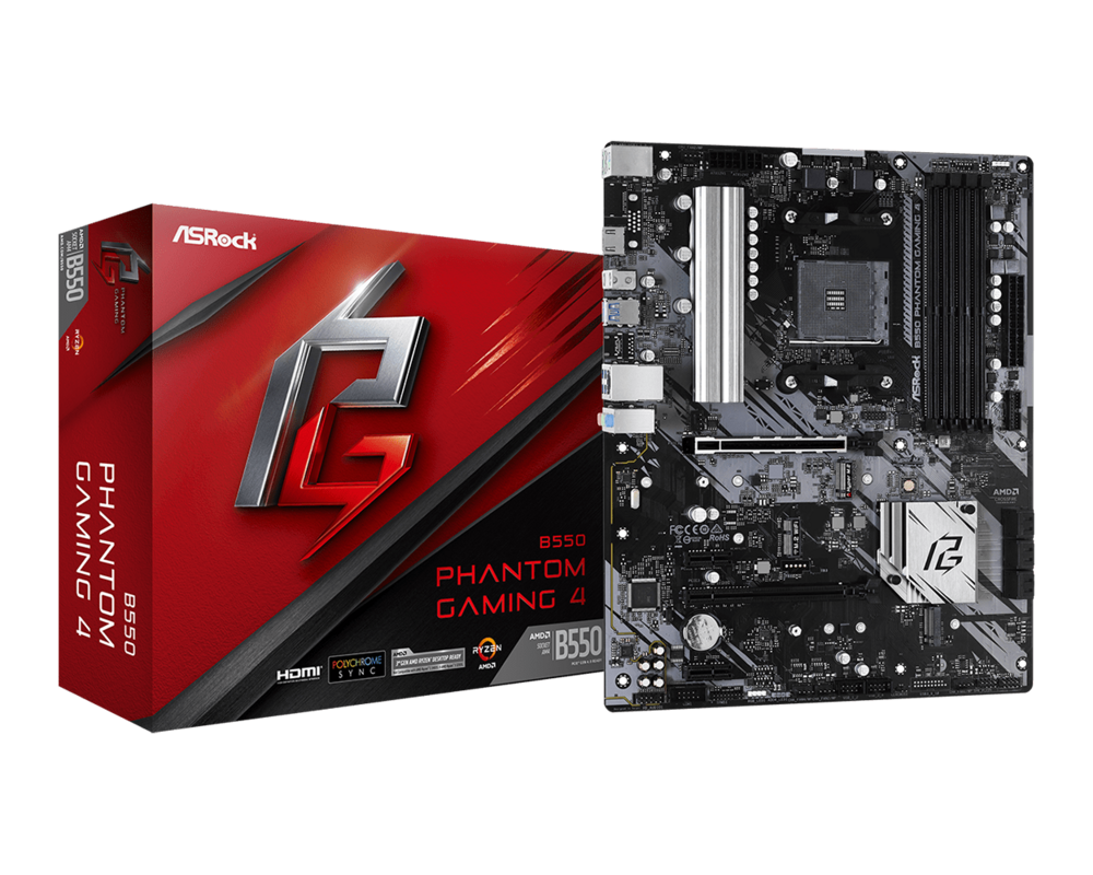 Дънна платка ASROCK B550 Phantom Gaming 4 2