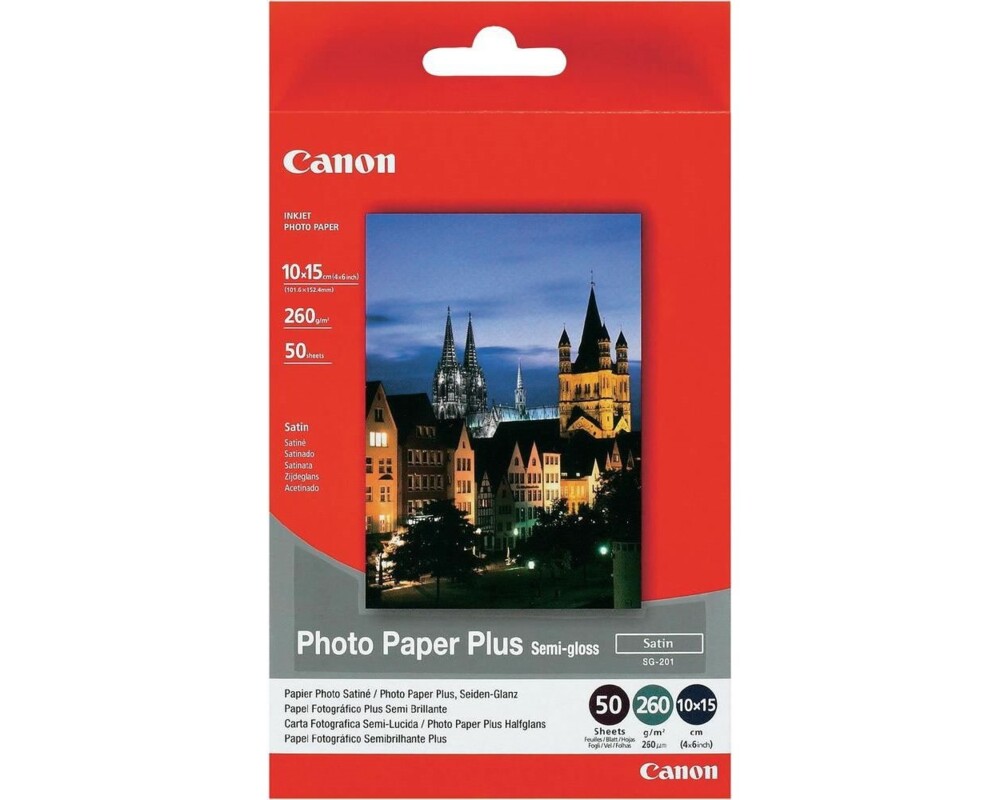 Хартия CANON SG-201 PHOTO PAPER 4X6IN 2