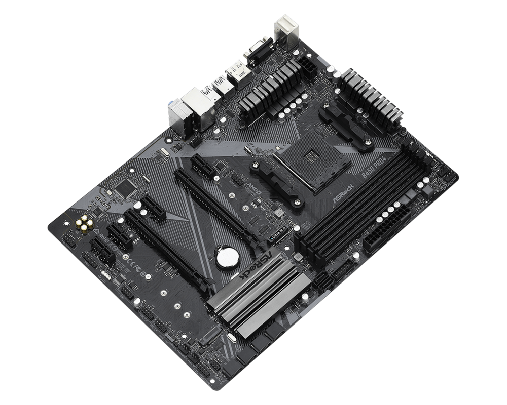 Дънна платка ASROCK B450 PRO4 R2.0 /AM4 3