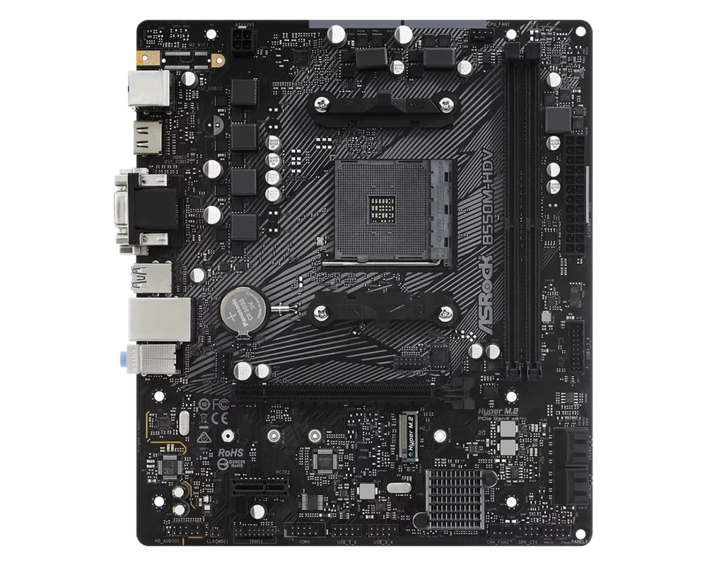 Дънна платка ASROCK B550M-HDV /AM4 2