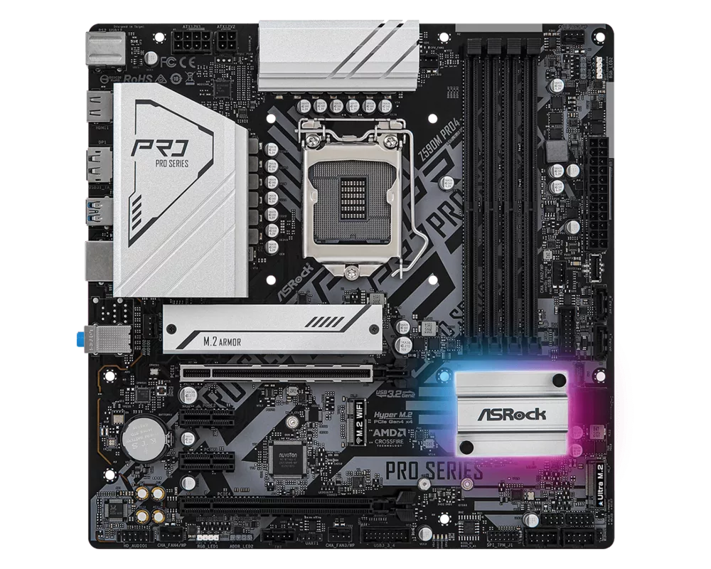 Дънна платка ASROCK Z590M PRO4 /LGA1200 2