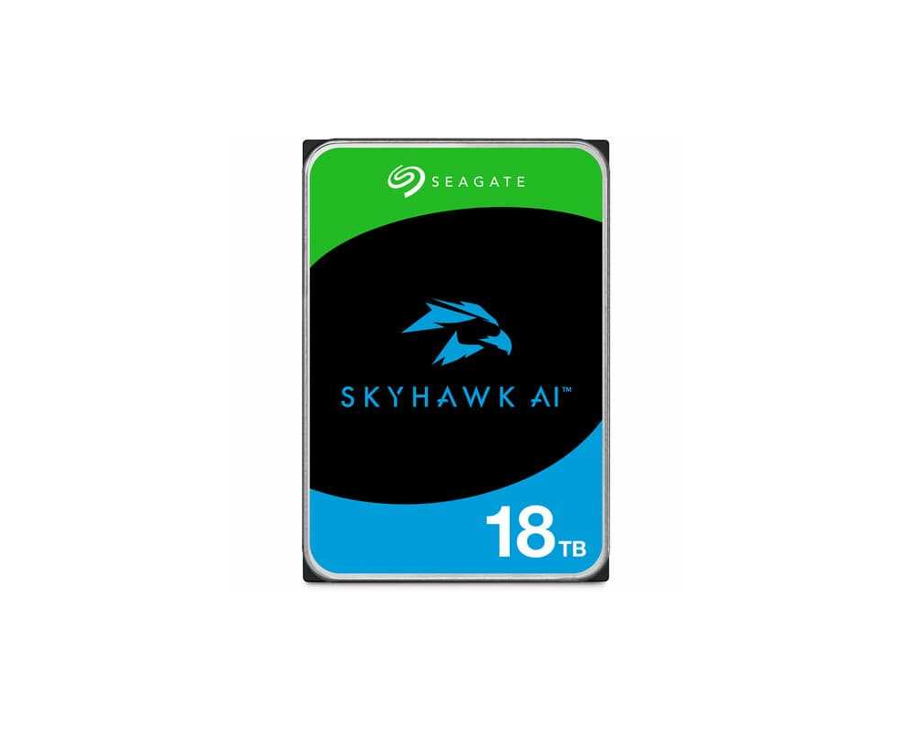 Твърд диск SEAGATE Surveillance AI Skyhawk 18TB HDD SATA 6Gb 6