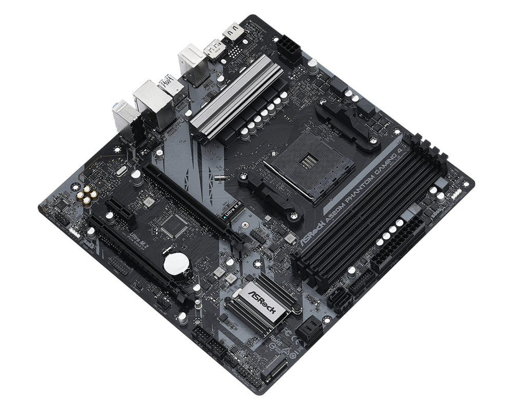 Дънна платка ASROCK A520M PHANTOM GAMING 4 AM4 DDR4 4xSATA 2xM.2 mATX MB 8