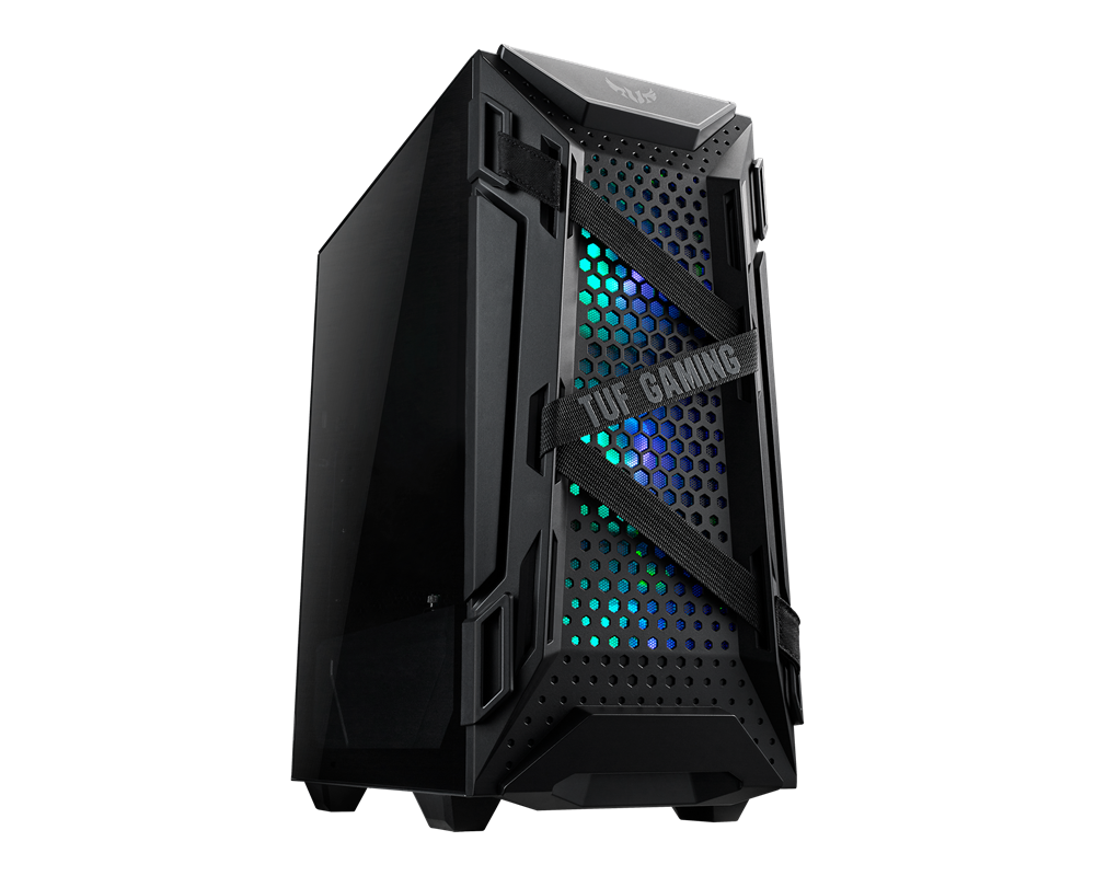 Кутия ASUS TUF Gaming GT301, ATX Mid Tower, Aura Sync ARGB, Черна 9