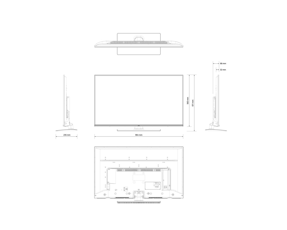 Телевизор NOKIA 43 SMART TV 4300A 4K 5