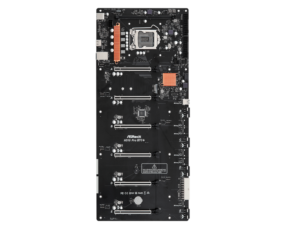 Дънна платка ASROCK H510 PRO BTC+ 2