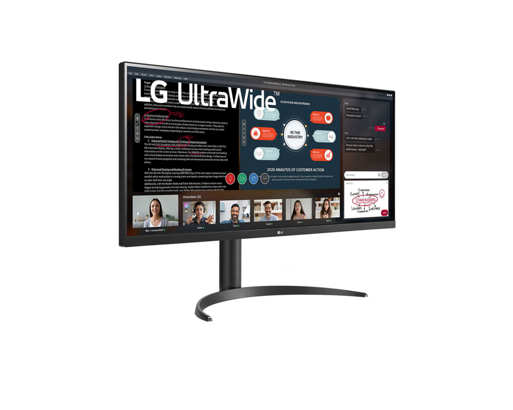 Монитор 34 LG 34WP550-B 2