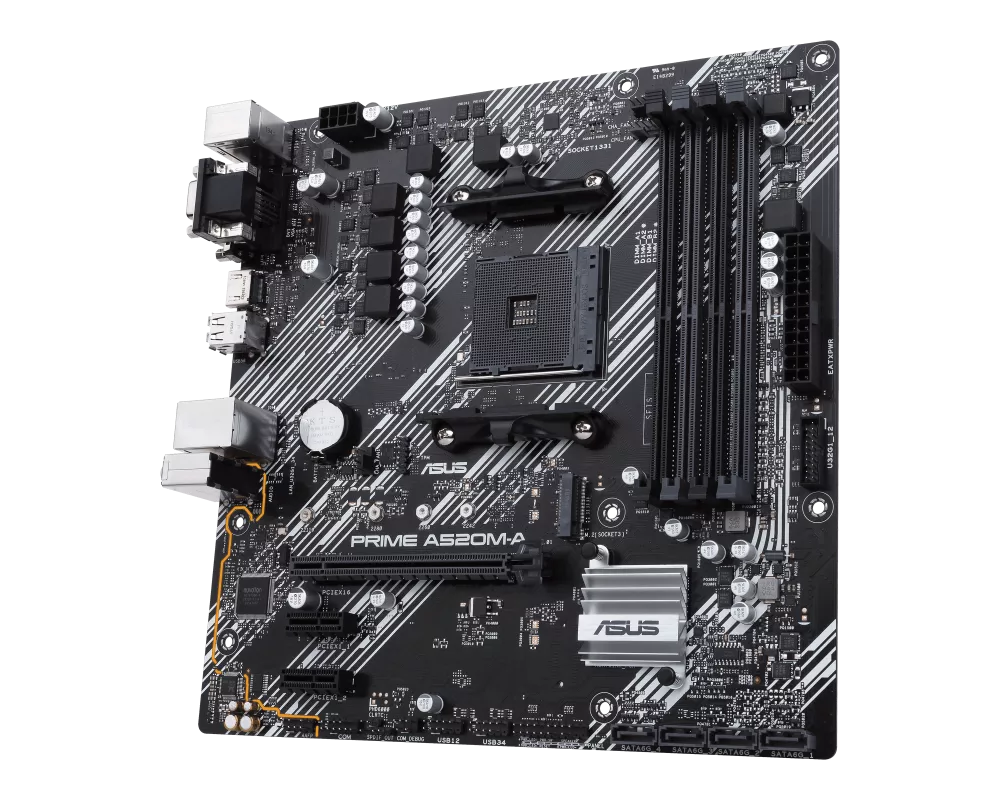 Дънна платка ASUS PRIME A520M-A / AM4 3