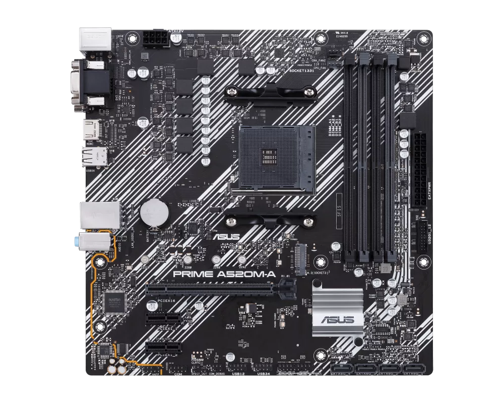 Дънна платка ASUS PRIME A520M-A / AM4 2