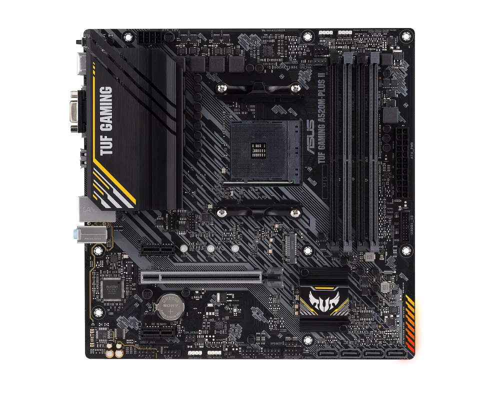 Дънна платка ASUS TUF GAMING A520M-PLUS II 2