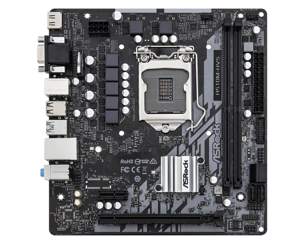 Дънна платка ASROCK H510 chipset 5