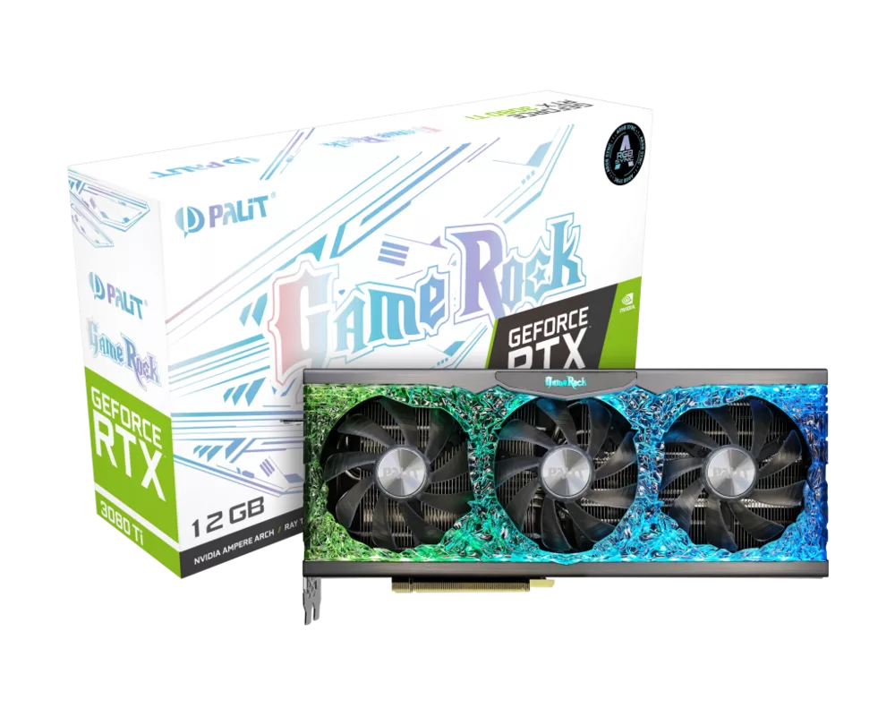 Видеокарта PALIT RTX 3080Ti GameRock 12GB GDDR6X 1xHDMI 3xDP 11