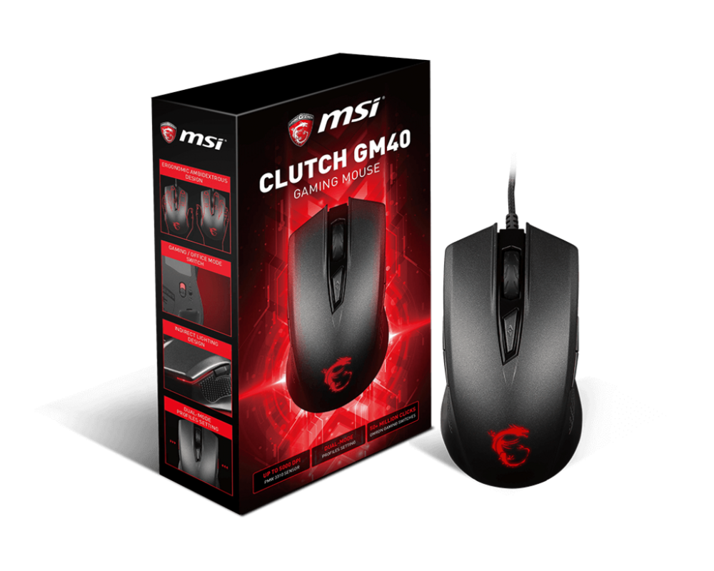 Мишка MSI GAMING MOUSE CLUTCH GM40
