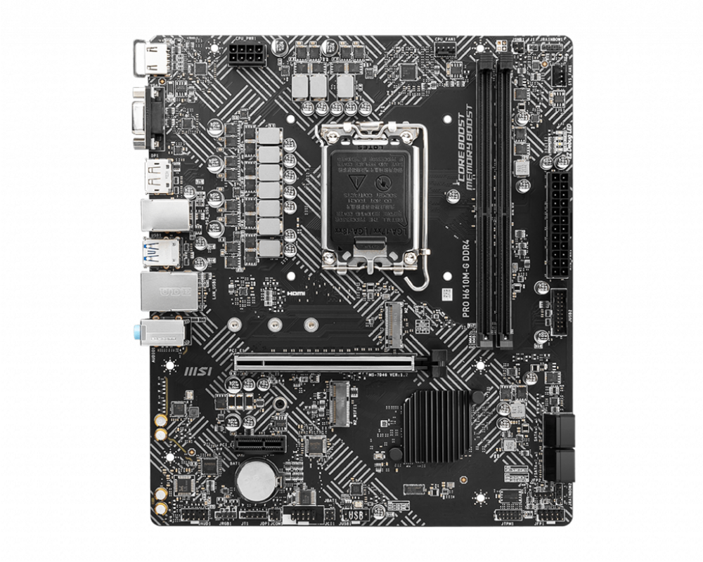 Дънна платка MSI PRO H610M-G DDR4 2