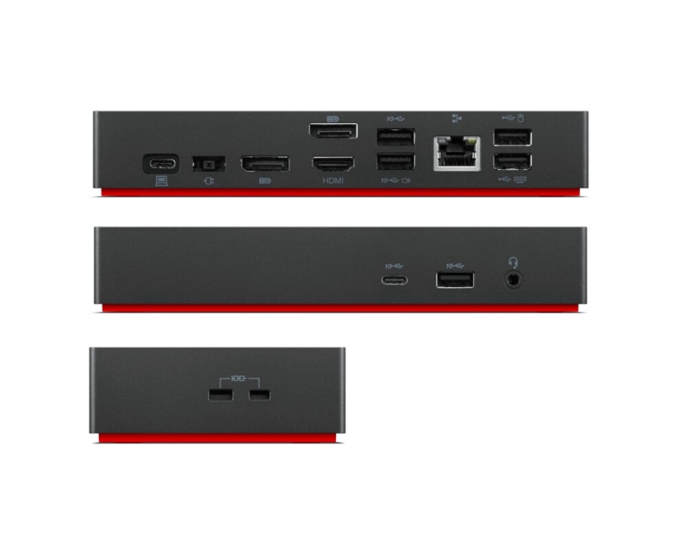 Докинг станция Lenovo Жичен USB 3.2 Gen 1 (3.1 Gen 1) Type-C 40AY0090EU - Черен 3