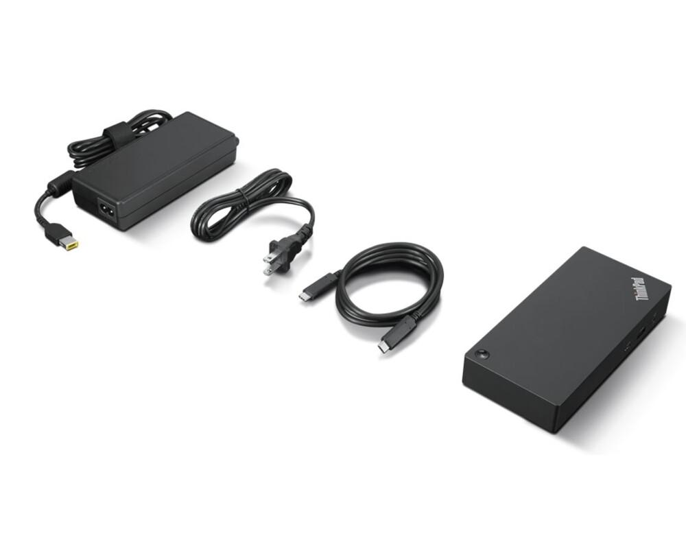 Докинг станция Lenovo Жичен USB 3.2 Gen 1 (3.1 Gen 1) Type-C 40AY0090EU - Черен 2