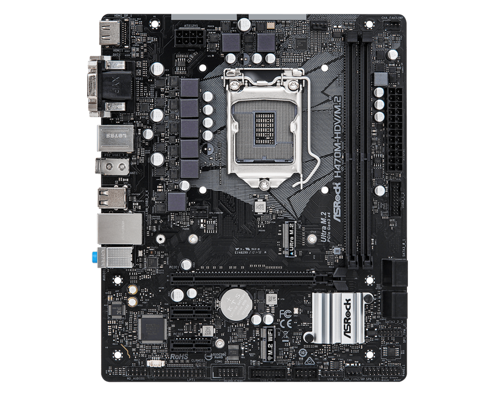 Дънна платка ASROCK H470/M2 4