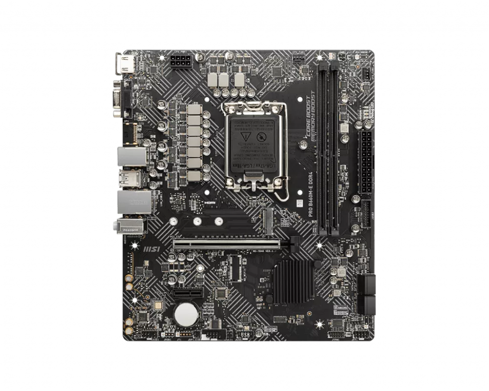 Дънна платка MSI PRO B660M-E DDR4 /LGA1700 2