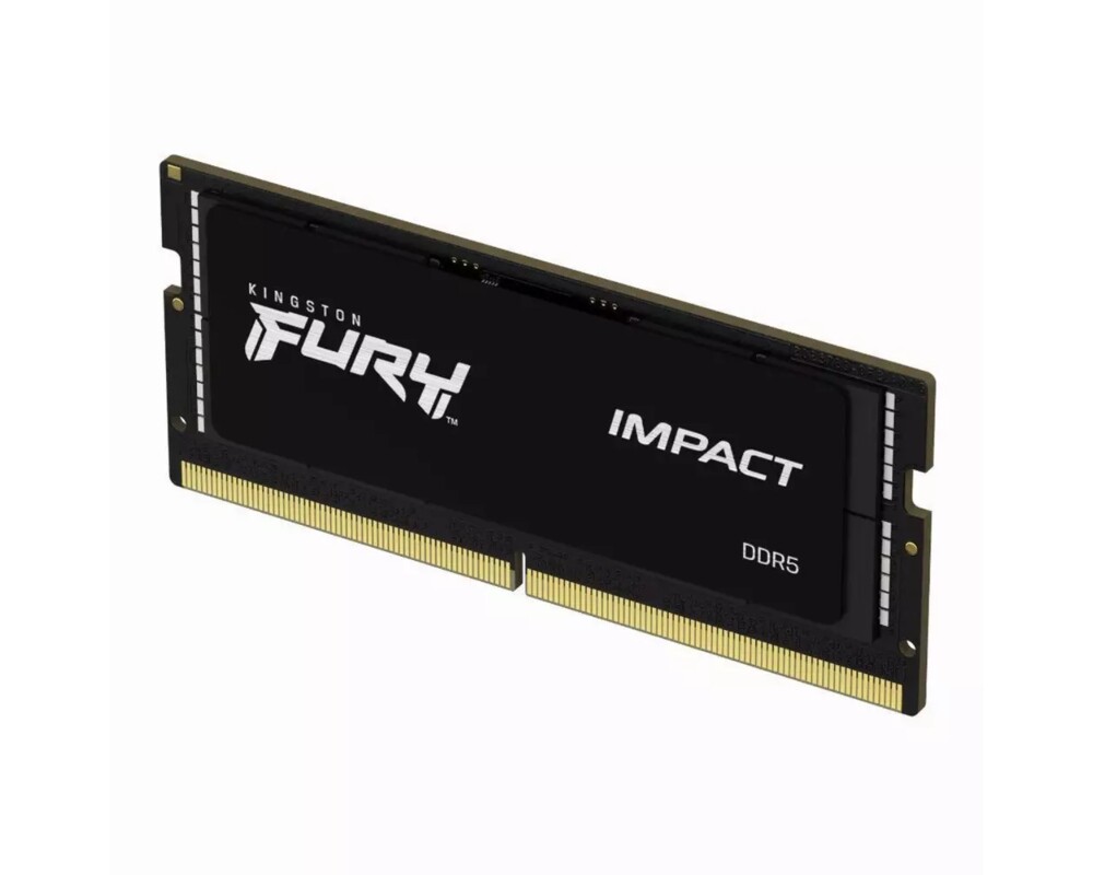 Памет Kingston FURY IMPACT, 16GB, SODIMM, DDR5, PC4-38400, 4800MHz, CL38, KF548S38IB-16 5