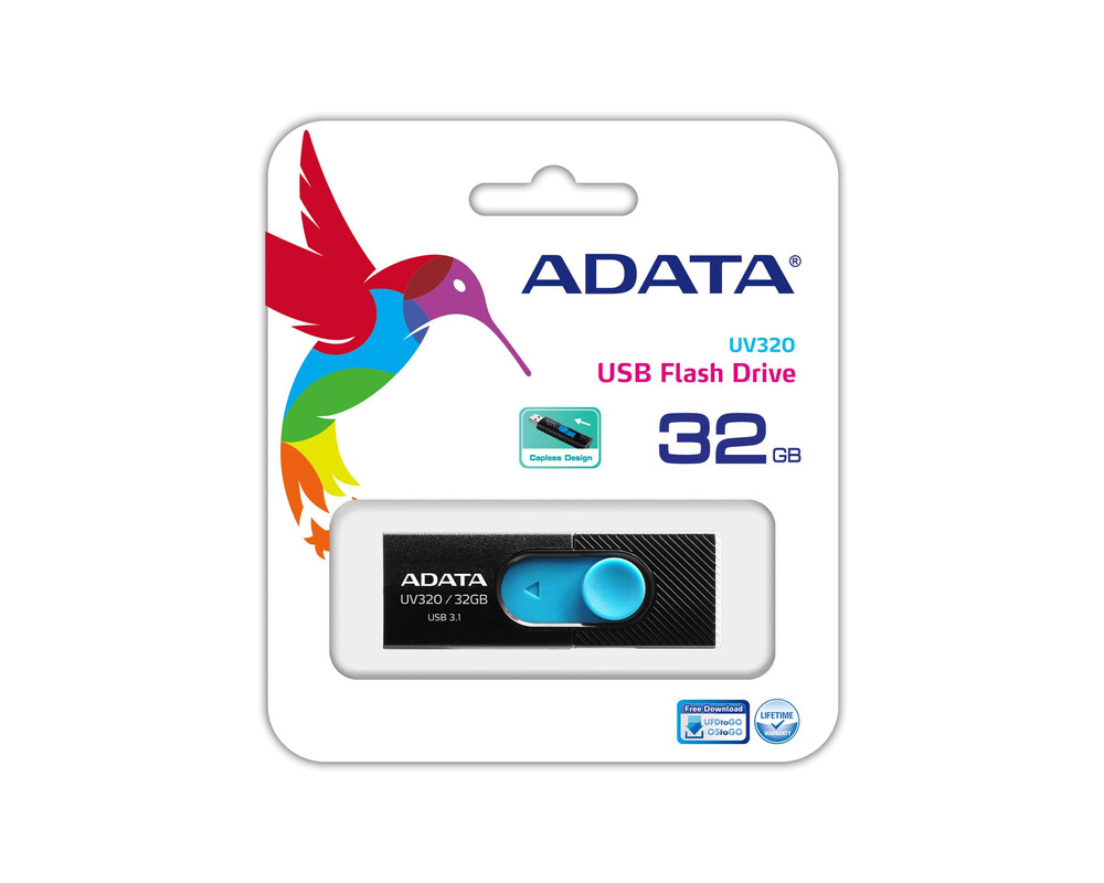 Флаш памет Adata 32GB UV220 USB 2.0-Flash Drive Black 3