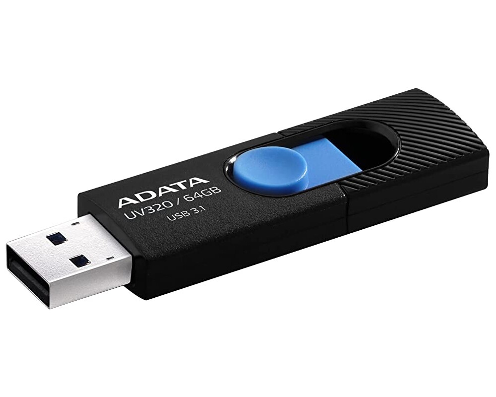 Флаш памет Adata 64GB UV320 USB 3.2 Gen1-Flash Drive Black 2