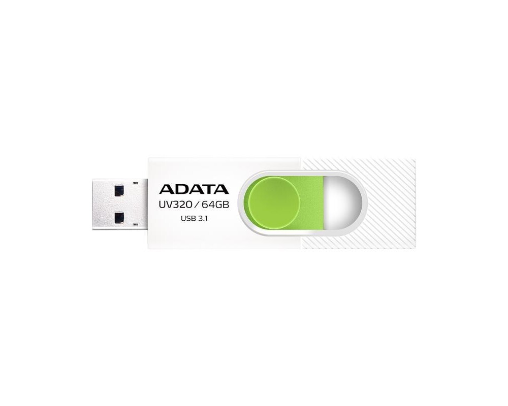 Флаш памет Adata 64GB UV320 USB 3.2 Gen1-Flash Drive White 2