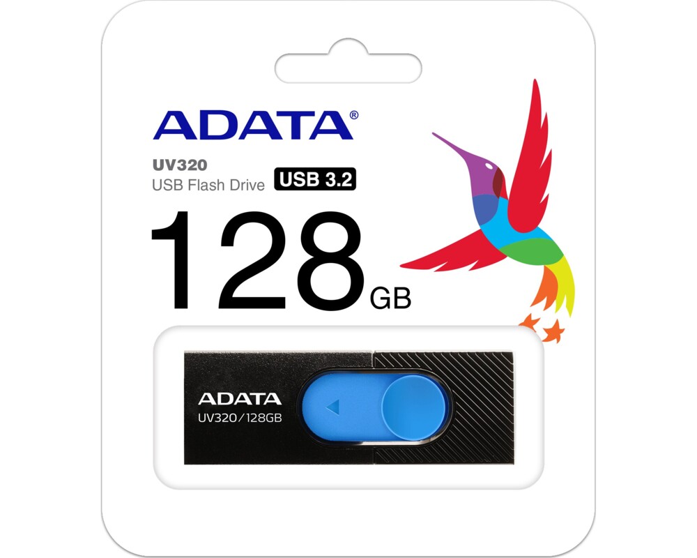 Флаш памет Adata 128GB UV320 USB 3.2 Gen1-Flash Drive Black 2