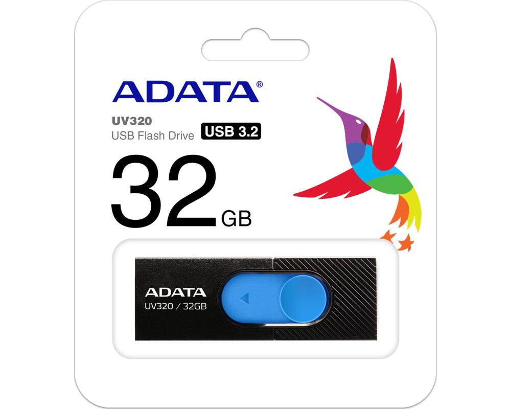Флаш памет Adata 32GB UV320 USB 3.2 Gen1-Flash Drive Black 2